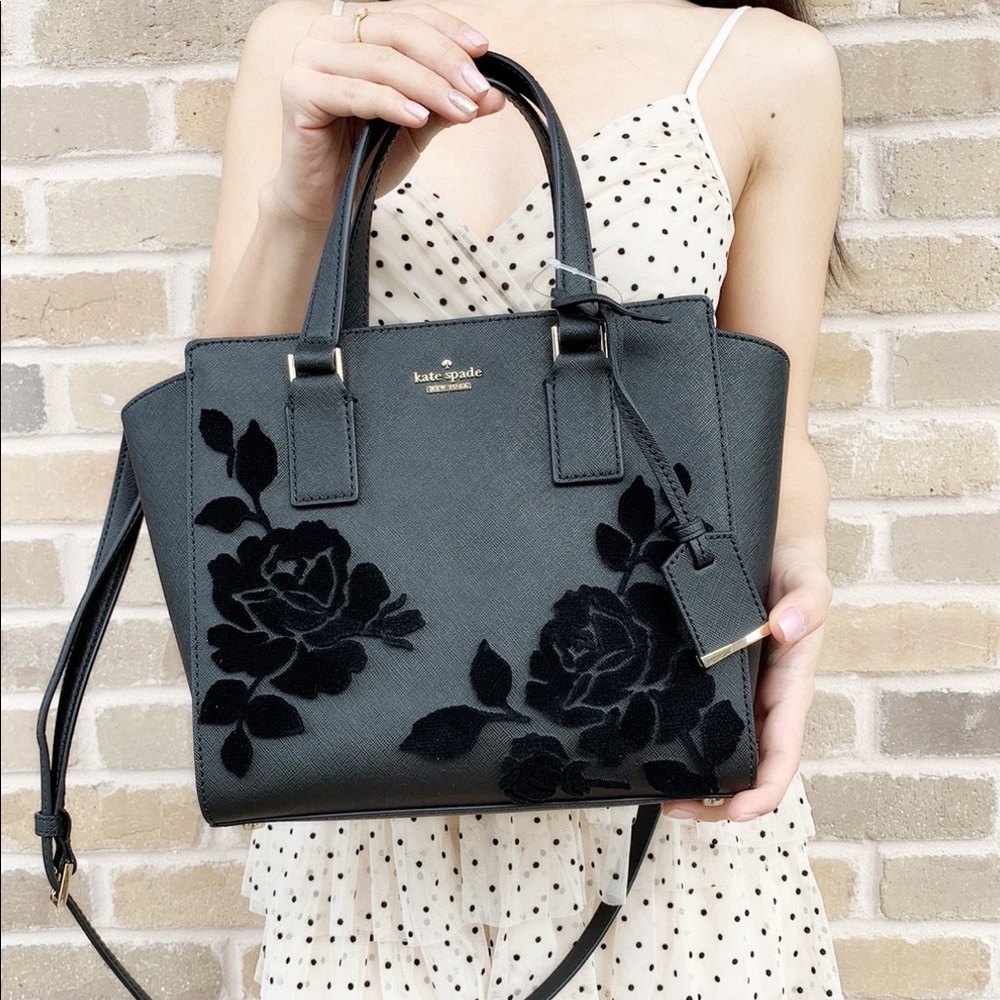 SALE‼️‼️👜💕-NWT Kate Spade Satchel Floral - Picture 4 of 7
